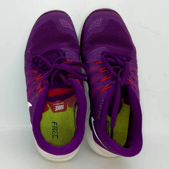 Nike Free 5.0 Women's Purple & White Running Shoes - Size: 7.5 - Picture 3 of 6
